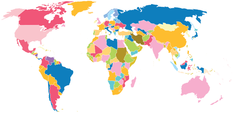Cliquez sur un pays de la carte